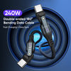 FIELUX 240W Type C to Type C Charging Cable